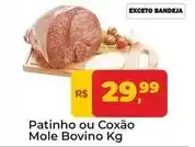 Patinho ou coxão mole bovino