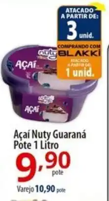 Açaí Nuty Guaraná Pote 1 Litro