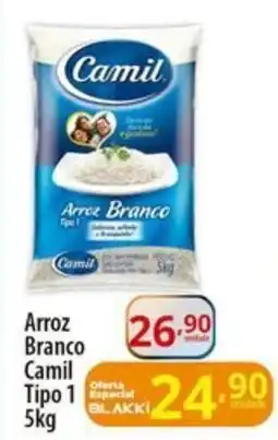 Akki Atacadista Arrez Branco Camil tipo 1 5kg oferta