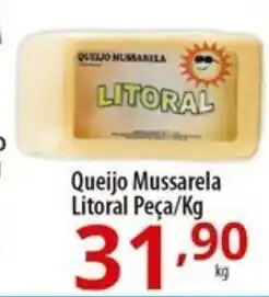 Akki Atacadista Queijo Mussarela Litoral Peça/Kg oferta