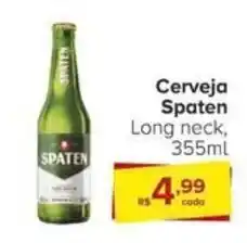 Carrefour Cerveja Spaten Long neck, 355ml oferta