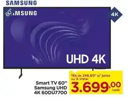 Carrefour Smart TV 60" Samsung UHD 4K 60DU7700 oferta