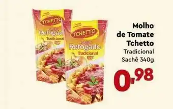 Supermercado Lavapés Molho De Tomate Tchetto Tradicional 340g oferta