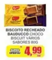 Supermercado Estrela Azul BISCOITO RECHEADO BAUDUCCO CHOCO BISCUIT VÁRIOS SABORES 80G oferta