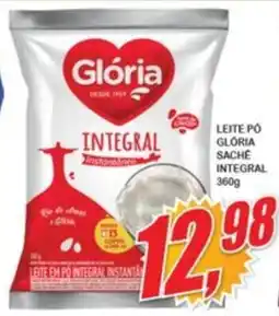 Vianense Supermercados LEITE PÓ GLORIA SACHE INTEGRAL 360g oferta