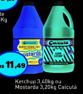 Tonin Superatacado Ketchup 3.40kg ou Mostarda 3.20kg Calcuta oferta