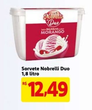 Sorvete Nobrelli Duo 1.8L