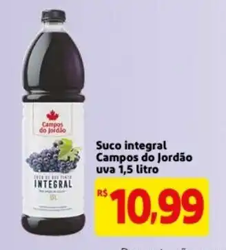 Mercado Extra Suco Integral Campos do Jordao uva 1.5L oferta