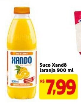 Mercado Extra Suco Xando laranja 900ml oferta