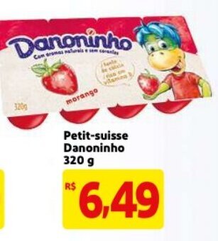 Mercado Extra Petit Suisse Danoninho 320g oferta