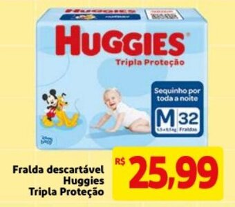 Mercado Extra Fralda Descartavel Huggies Tripla Protecao oferta