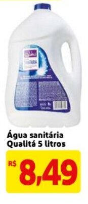 Mercado Extra Agua Sanitaria Qualita 5L oferta