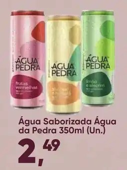 Imec Supermercados Água Saborizada Água da Pedra 350ml (Un.) oferta