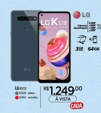 Zenir Lg K51s oferta