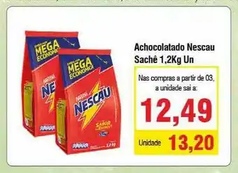 Spani Atacadista Achocolatado Nescau sache 1.2kg um. oferta