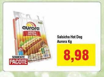 Spani Atacadista Salsicha Hot Dog Aurora 1kg oferta