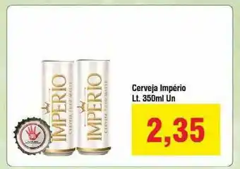 Spani Atacadista Cerveja Império lt 350ml un. oferta
