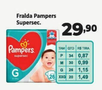 Fraldas pampers