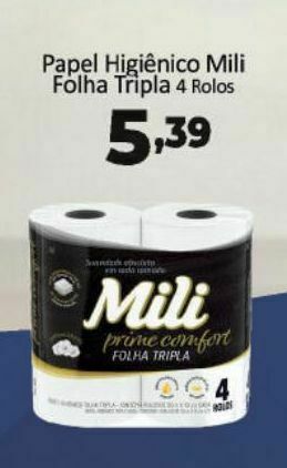 Peruzzo Papel higiênico mili oferta