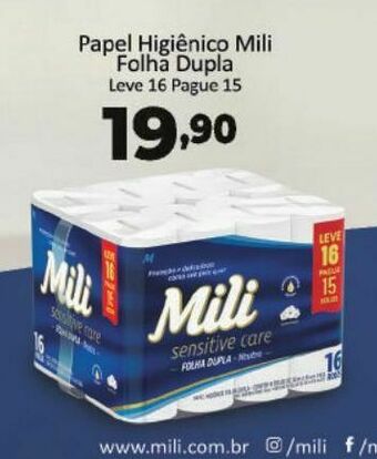 Peruzzo Papel higiênico mili oferta