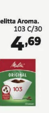 Peruzzo Filtro de papel melitta oferta