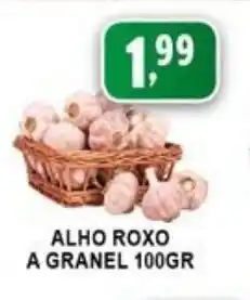Federzoni Supermercados Alho Roxo a granel 100g oferta