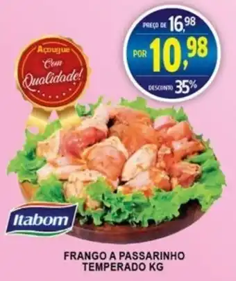 Federzoni Supermercados Frango a Passarinho Temperado 1kg oferta