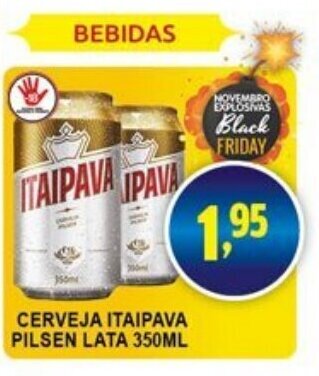 Federzoni Supermercados Cerveja Itaipava Pilsen Lata 350ml oferta