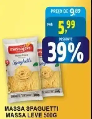 Federzoni Supermercados Massa Spaguetti Massa Leve 500g oferta