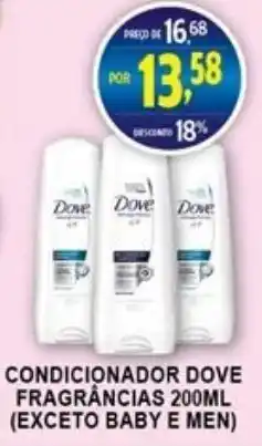 Federzoni Supermercados Condicionador Dove Fragrancias 200ml oferta
