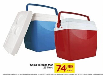 Carrefour Caixa Termica Mor 26L oferta