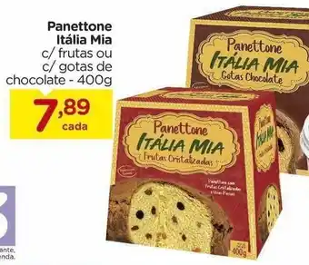 Carrefour Panettone Italia Mia Frutas ou Chocolate 400g oferta