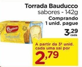 Torrada Bauducco 142g