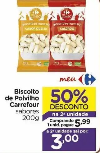 Biscoito de Povilho Carrefour 200g