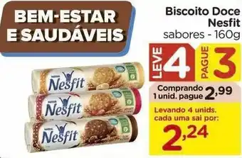 Biscoito Doce Nesfit 160g
