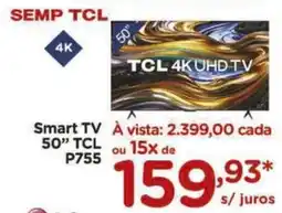 Carrefour Smart TV 50" TCL P755 oferta