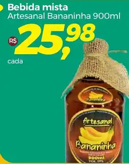 Frangolândia Bebida mista Artesanal Bananinha 900ml oferta