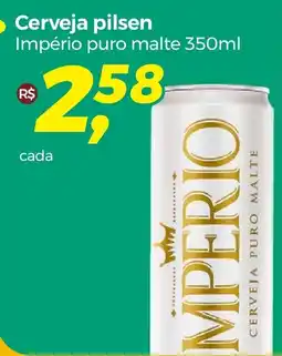 Frangolândia Cerveja pilsen Império puro malte 350ml oferta