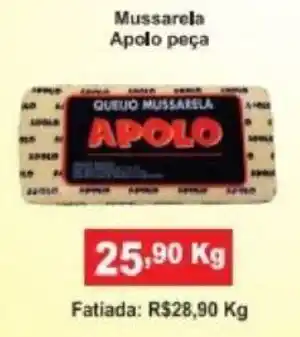 Calvo Atacadista Mussarela Apolo Peca oferta