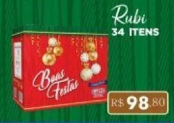 Calvo Atacadista Rubi 34 Itens oferta