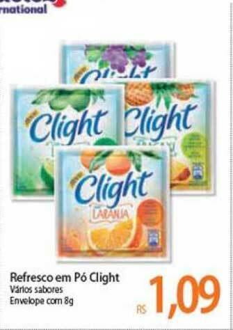 Atacadão Refresco Em Pó Clight 8g oferta