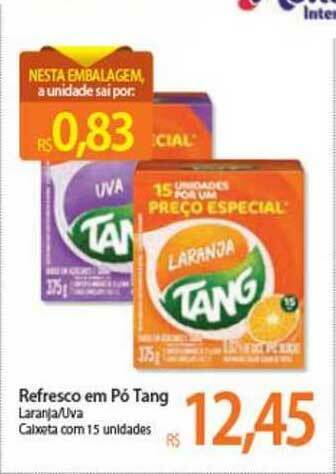 Atacadão Refresco Em Pó Tang oferta