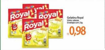 Atacadão Gelatina Royal 25g oferta