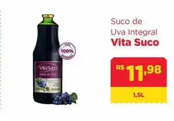 Big Bom Supermercados Suco De Uva Integral Vita Suco 1.5L oferta