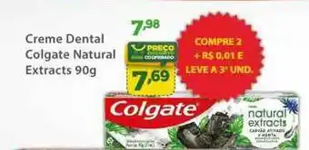 Cooper Creme Dental Colgate Natural Extracts 90g oferta