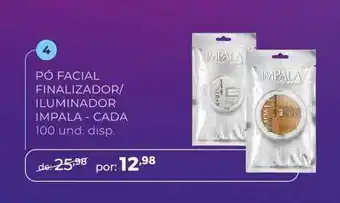 Cooper Pó Facial Finalizador Iluminador Impala oferta
