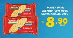 Bahamas Mix MASSA PARA LASANHA COM OVOS SANTA AMALIA 500G oferta