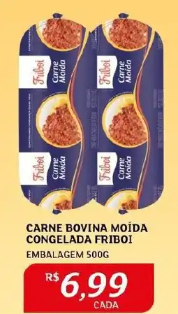 Assaí Atacadista CARNE BOVINA MOÍDA CONGELADA FRIBOI EMBALAGEM 500G oferta