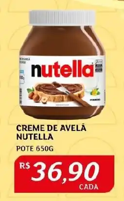 Assaí Atacadista CREME DE AVELA NUTELLA POTE 650G oferta