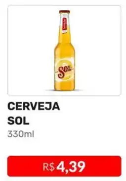 Higa Atacado CERVEJA SOL 330ml oferta